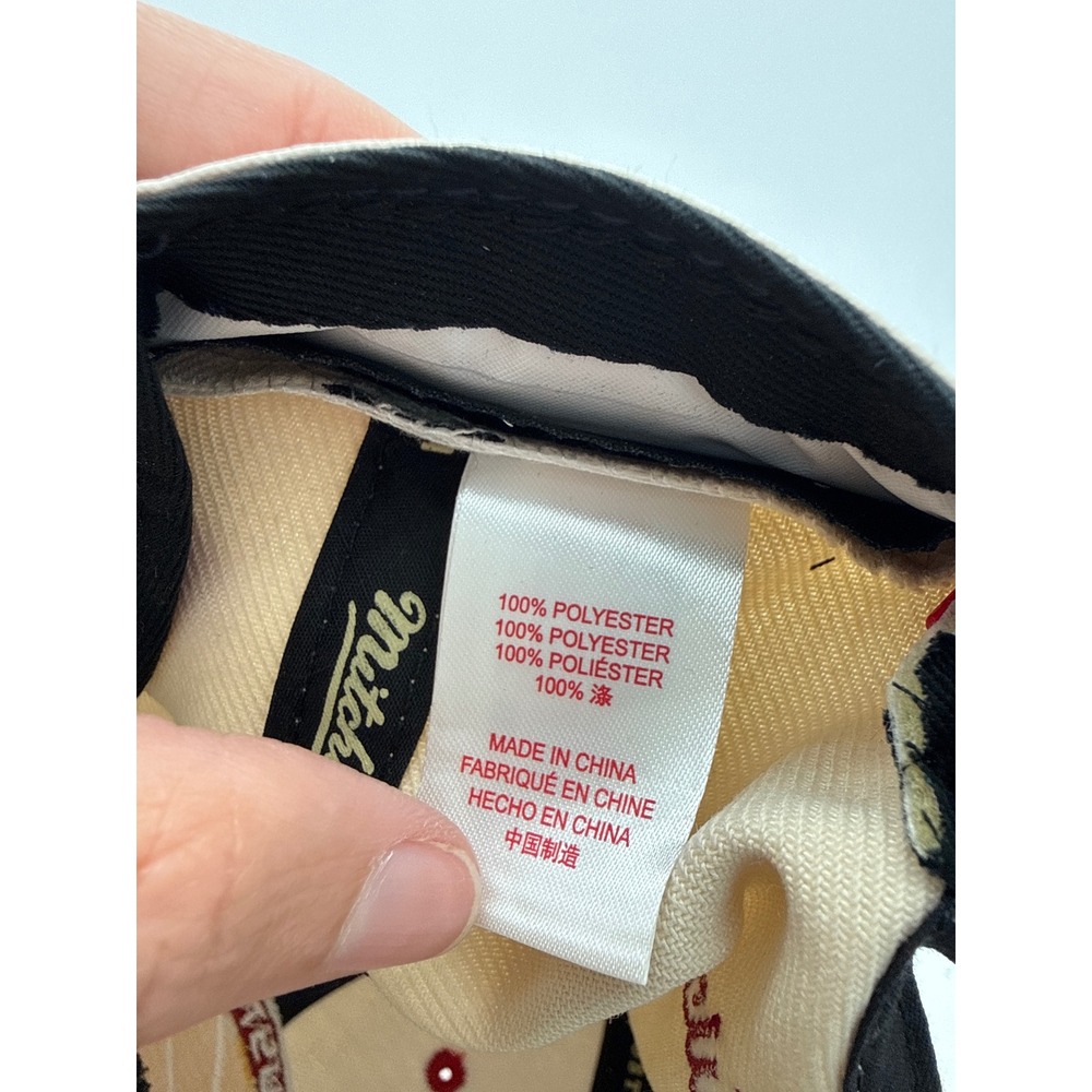 Mitchell & Ness Houston Rockets Snapback Hat Cream Red NBA - Picture 7 of 9